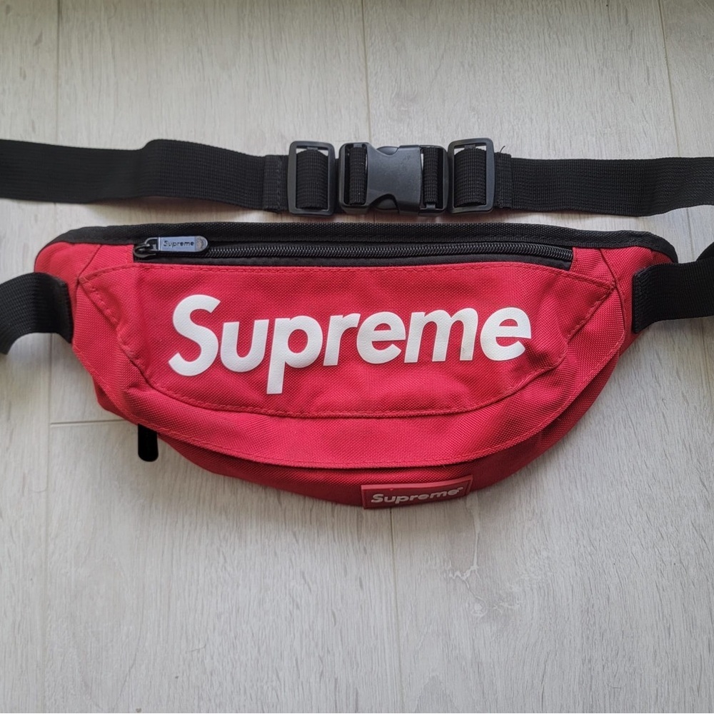 Supreme Bold Red Belt Bag